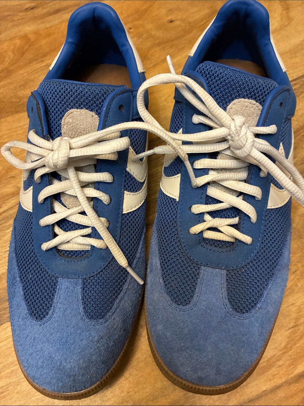 Madden NYC Blue & White Mens Sneakers